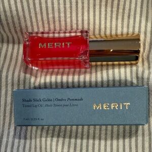 NEW! Merit Shade Slick Red Lip Oil
